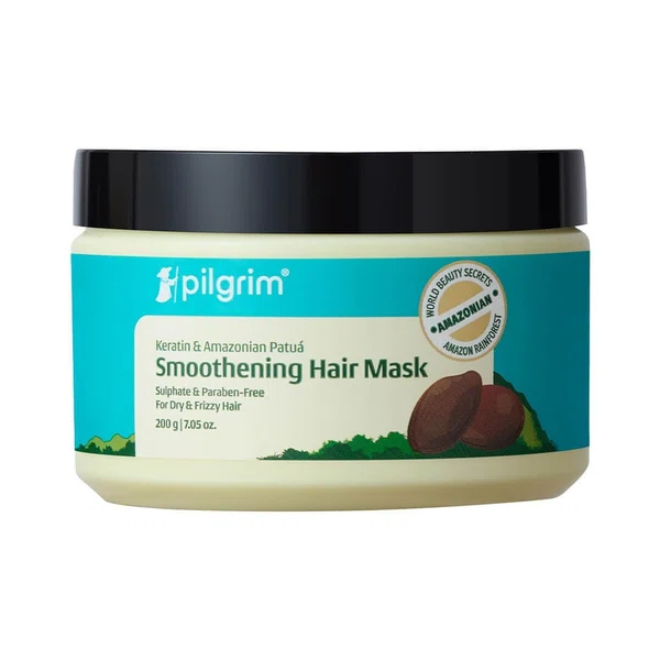 Pilgrim Patuá & Keratin Smoothening Hair Mask - 200 g - Available at AfnoBazar Nepal