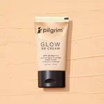 Pilgrim Glow BB Cream with SPF 50 & Kakadu Plum Vitamin C - Beige Glow (30 ml) - Available at AfnoBazar Nepal