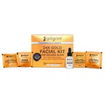 Pilgrim 24K Gold Facial Kit for Golden Glow - Available at AfnoBazar Nepal