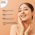 Pilgrim 24K Gold Facial Kit for Golden Glow - Available at AfnoBazar Nepal