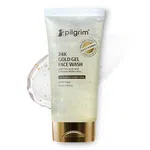 Pilgrim 24K Gold Gel Face Wash with Lactic Acid & White Lotus - Available at AfnoBazar Nepal