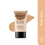 Pilgrim Glow BB Cream with SPF 50 & Kakadu Plum Vitamin C - Beige Glow (30 ml) - Available at AfnoBazar Nepal
