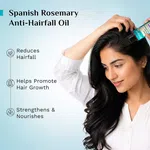 Pilgrim Spanish Rosemary Anti-Hairfall Oil with Biotin - 100 ml - Available at AfnoBazar Nepal