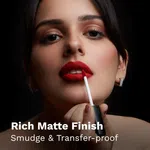 Pilgrim Matte Me Up! Liquid Lipstick - The Red Stiletto (3 ml) - Available at AfnoBazar Nepal