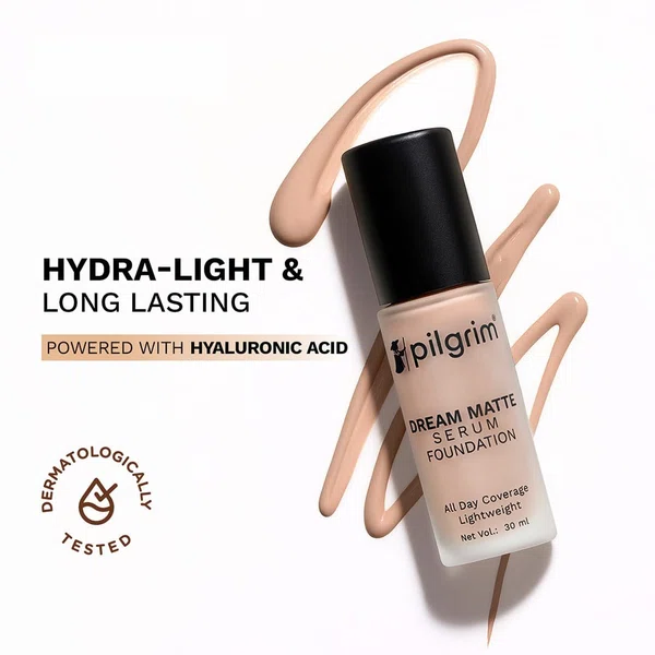 Pilgrim Dream Matte Tinted Serum Foundation - Pure Ivory (30 ml) - Available at AfnoBazar Nepal