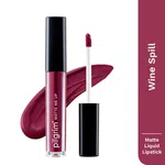 Pilgrim Matte Me Up! Liquid Lipstick - Wine Spill (3 ml) - Available at AfnoBazar Nepal