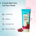 Pilgrim French Red Vine Youthful Glow Gel Face Wash with Vitamin C & Aloe - 50 ml - Available at AfnoBazar Nepal