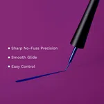 Pilgrim Oh The Drama! Metallic Liquid Eyeliner - Blue Rebel (3.5 ml) - Available at AfnoBazar Nepal