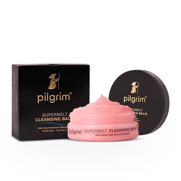 Pilgrim French Red Vine Supermelt Cleansing Balm - 50 g - Available at AfnoBazar Nepal