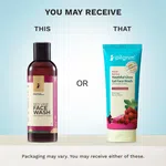 Pilgrim French Red Vine Youthful Glow Gel Face Wash with Vitamin C & Aloe - 50 ml - Available at AfnoBazar Nepal