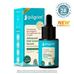 Pilgrim 3% Redensyl & 4% Anagain Advanced Hair Growth Serum - 30 ml - Available at AfnoBazar Nepal