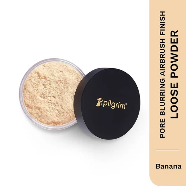 Pilgrim Dream Matte Loose Powder - Banana (8 g) - Available at AfnoBazar Nepal