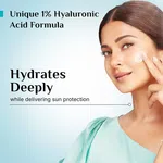 Pilgrim 1% Hyaluronic Acid Aqua Sunscreen Gel SPF 50 PA+++ - 50 g - Available at AfnoBazar Nepal