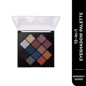 Pilgrim The Spanish Collection 12-in-1 Eyeshadow Palette - Midnight Soirée (24 g) - Available at AfnoBazar Nepal
