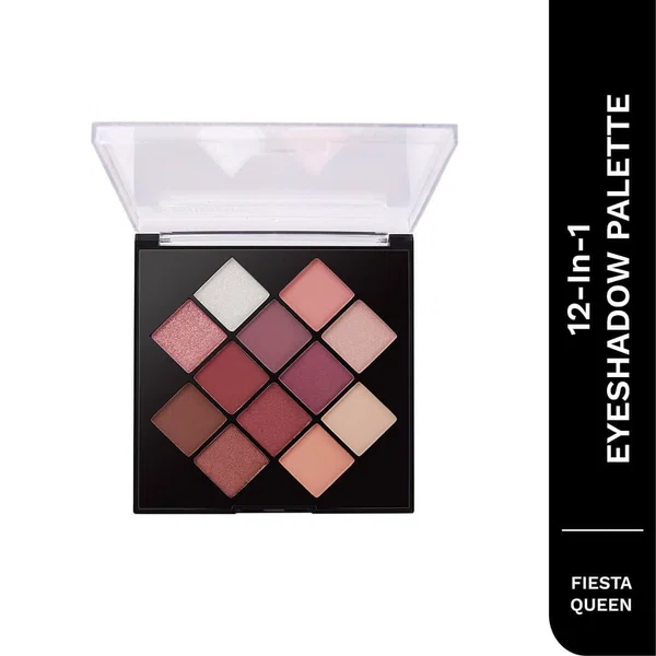 Pilgrim The Spanish Collection 12-in-1 Eyeshadow Palette - Fiesta Queen (24 g) - Available at AfnoBazar Nepal