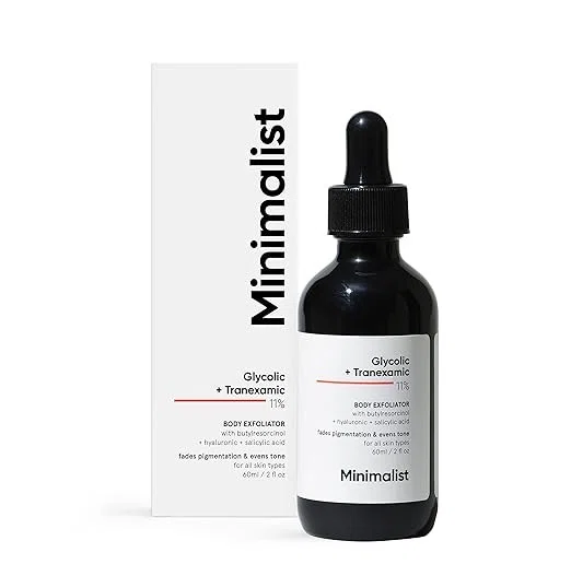 Minimalist Glycolic + Tranexamic 11% Body Exfoliator - 60 ml - Available at AfnoBazar Nepal