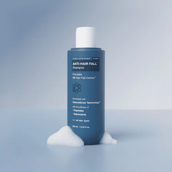 Bare Anatomy Expert Anti-Hair Fall Shampoo with Adenosine & Peptides - 250 ml - Available at AfnoBazar Nepal