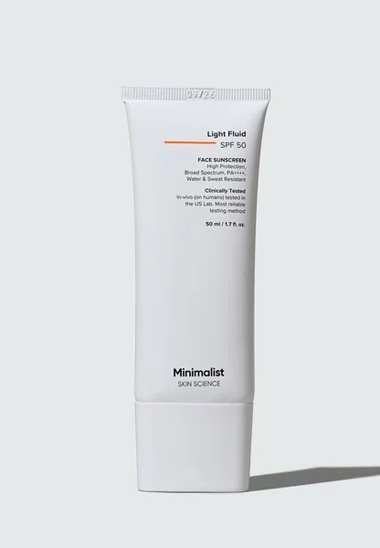 Minimalist Light Fluid SPF 50 Sunscreen - 50 ml - Available at AfnoBazar Nepal