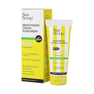 SunScoop Skin Brightening Daily Sunscreen SPF 50 - 45 g - Available at AfnoBazar Nepal