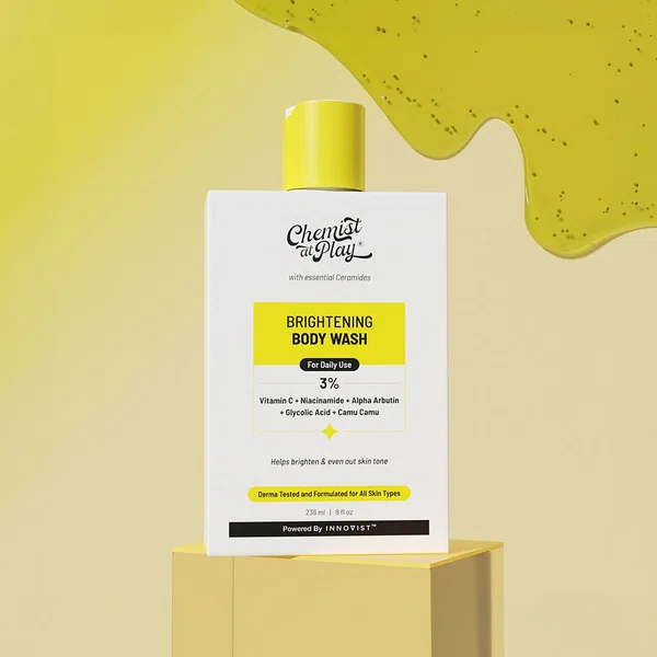 Chemist at Play Brightening Boost Body Wash with Vitamin C - 236 ml - Available at AfnoBazar Nepal