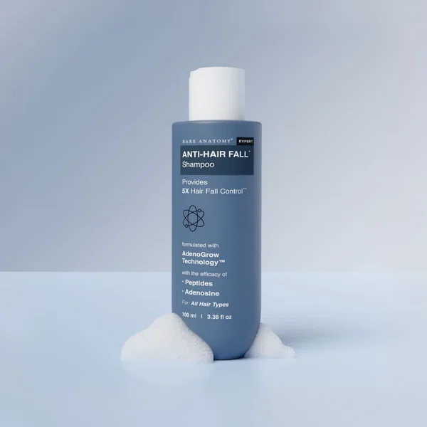 Bare Anatomy Expert Anti-Hair Fall Shampoo with Adenosine & Peptides - 100 ml - Available at AfnoBazar Nepal