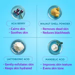 Chemist at Play Gentle Exfoliating Face Scrub for Blackheads & Tan Removal - 100 ml - Available at AfnoBazar Nepal