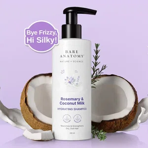 Bare Anatomy Hydrating Shampoo with Rosemary & Coconut Milk - 200 ml - Available at AfnoBazar Nepal
