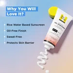 SunScoop Ceramides & Rice Water Gel Sunscreen for Oily Skin SPF 50+ PA++++ - 45 g - Available at AfnoBazar Nepal