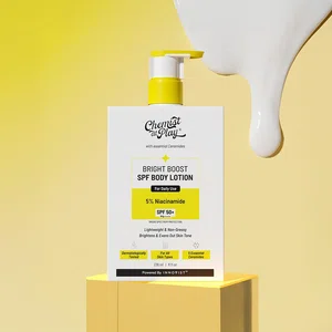 Chemist at Play Bright Boost SPF 50+ PA++++ Body Lotion with 5% Niacinamide - 236 ml - Available at AfnoBazar Nepal