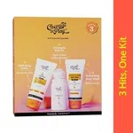 Chemist at Play Exfoliating Kit - AHA Body Lotion, Underarm Roll On & Exfoliating Body Wash (Pack of 3) - Available at AfnoBazar Nepal