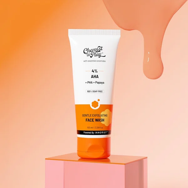 Chemist at Play Gentle Exfoliating Face Wash with Mandelic Acid & Papaya - 100 ml - Available at AfnoBazar Nepal