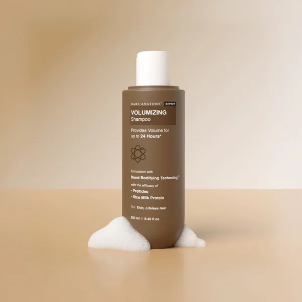 Bare Anatomy Expert Volumizing Shampoo with Rice Milk Protein & Peptides - 250 ml - Available at AfnoBazar Nepal