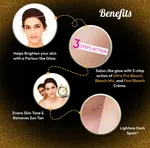Fem Salon Professional Crème Bleach Gold – 24K Gold Dust | Special Golden Glow 40g - Available at AfnoBazar Nepal