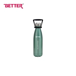 Better Cola Cabana Water Bottle Vacuum Insulated Flask Water bottle, 750ML, Metallic Green