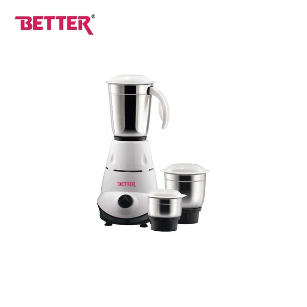 Better Creta 3 Mixer Grinder, 500W, Shock-proof ABS Body, High-speed, energy-efficient motor