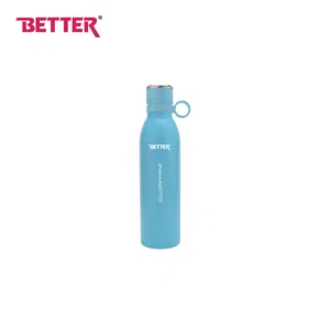 Better Meraki Sports Bottle 750ml, Light Grey Stainless Steel, Vacuum Insulated Flask
