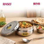 Raso Orange Belly Puri Dibba (normal) 7*9- 3 Pcs Set, Multi Purpose Lunch Box, High Grade Steel, Rust Free image 3