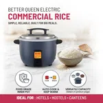 Better Queen Electric Commercial Rice Cooker 10.0 LTR - Compact, Efficient, and Versatile image 2