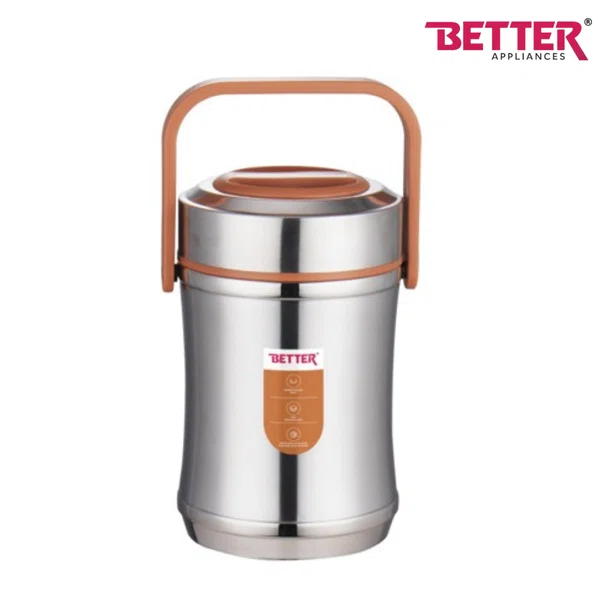Better Warmix Pro Lunch Box 2000 ml, High-grade (304-grade)stainless steel, Double-walled