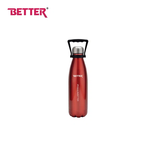 Better Cabana Cola Water Bottle with Vacuum Insulated Flask, 2200ML