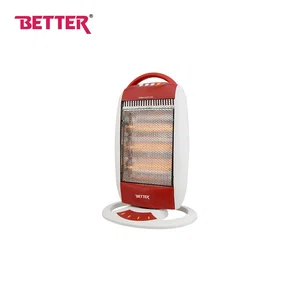 Better Nuke Halogen Heater - 3 Power Setting with Handle, 3 Quartz Rod, 1200 W, Wide Angle Oscillation