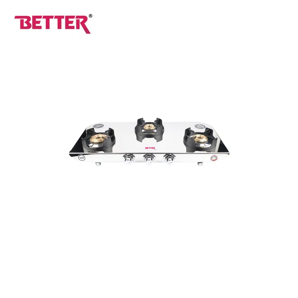 Better Weightly Auto 3 LPG Gas, 2mm Stainless Steel Body, 2 Powerful burner