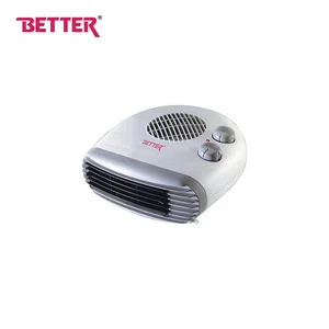 Better Summer Fan Heater, Thermostat for Extra Safety, Light Weight, 2 Heat Level, Turbo Fan Motor