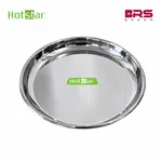 Better Np Thali 10", High Grade Steel, Elegant Mirror Finish, Corrosion Resistant, Dishwasher Safe, Foodsafe image 2