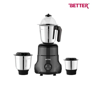 Better Curvy 3 Mixer Grinder, 550 W, Multipurpose Grinder, Overload Protection, Stainless Steel Blades