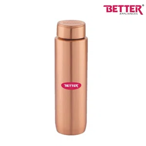 Better Aananda Copper Bottle 900 ml, Premium-grade pure copper construction, Leak-proof screw cap