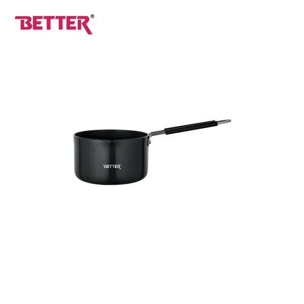 Better Hard Anodised Saucepan Set of 3 - Durable, Non-Stick, Induction Compatible