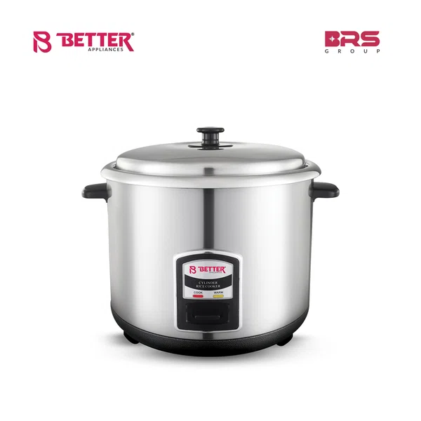 Better Steelon Regular Rice Cooker, Heat Proof Handle, Energy Saver, Automatic Control, Capacity 1.0Ltr