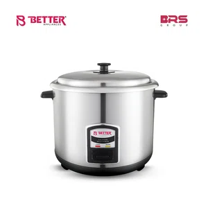 Better Steelon Regular Rice Cooker, Heat Proof Handle, Energy Saver, Automatic Control, Capacity 1.8Ltr