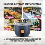 Better Queen Electric Commercial Rice Cooker 10.0 LTR - Compact, Efficient, and Versatile image 4